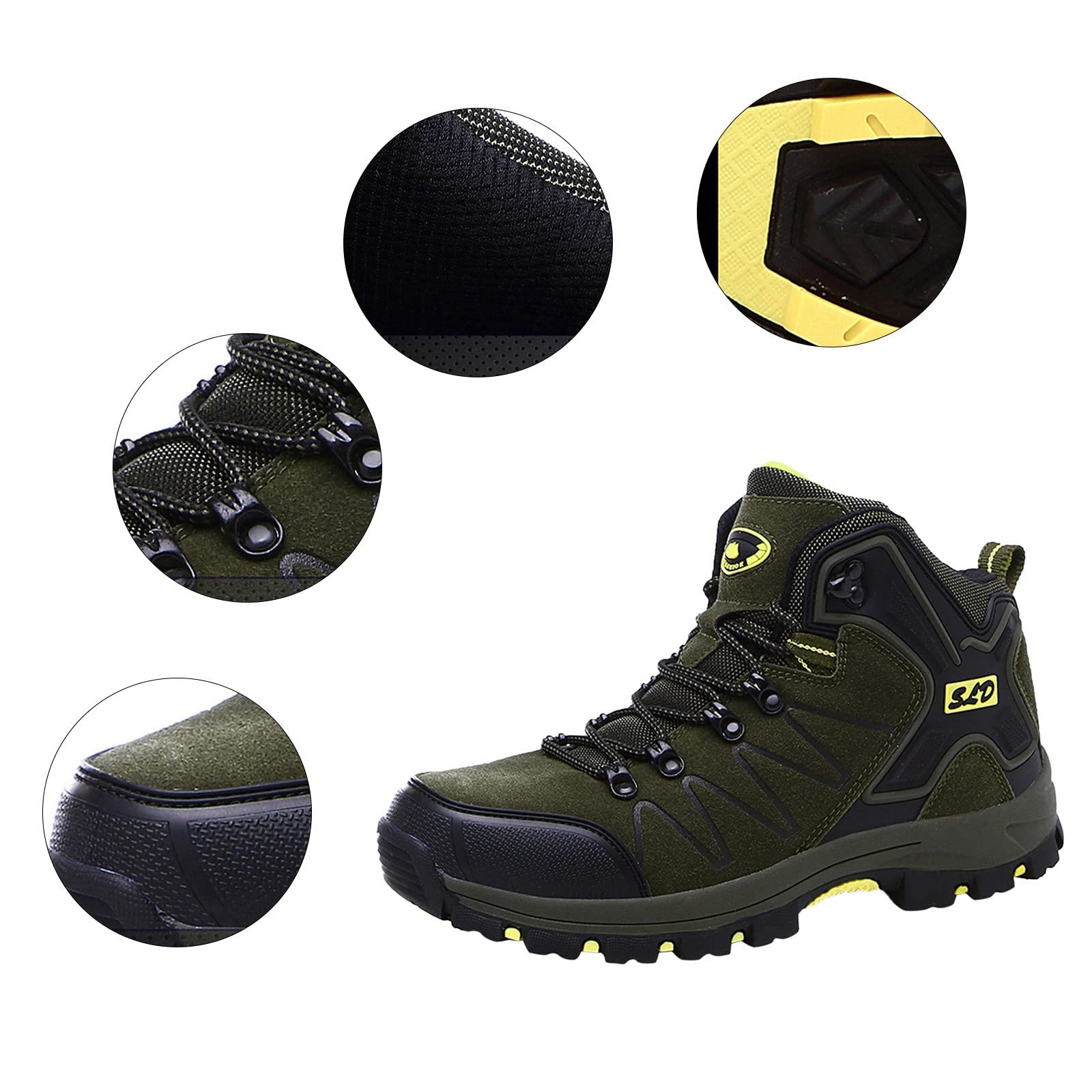 Women Hiking Boot Shoes Short Shoes Short Winter Boots for Women Wide (Purple, 7)