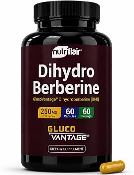 NutriFlair DihydroBerberine 250 mg (GlucoVantage), 60 Capsules