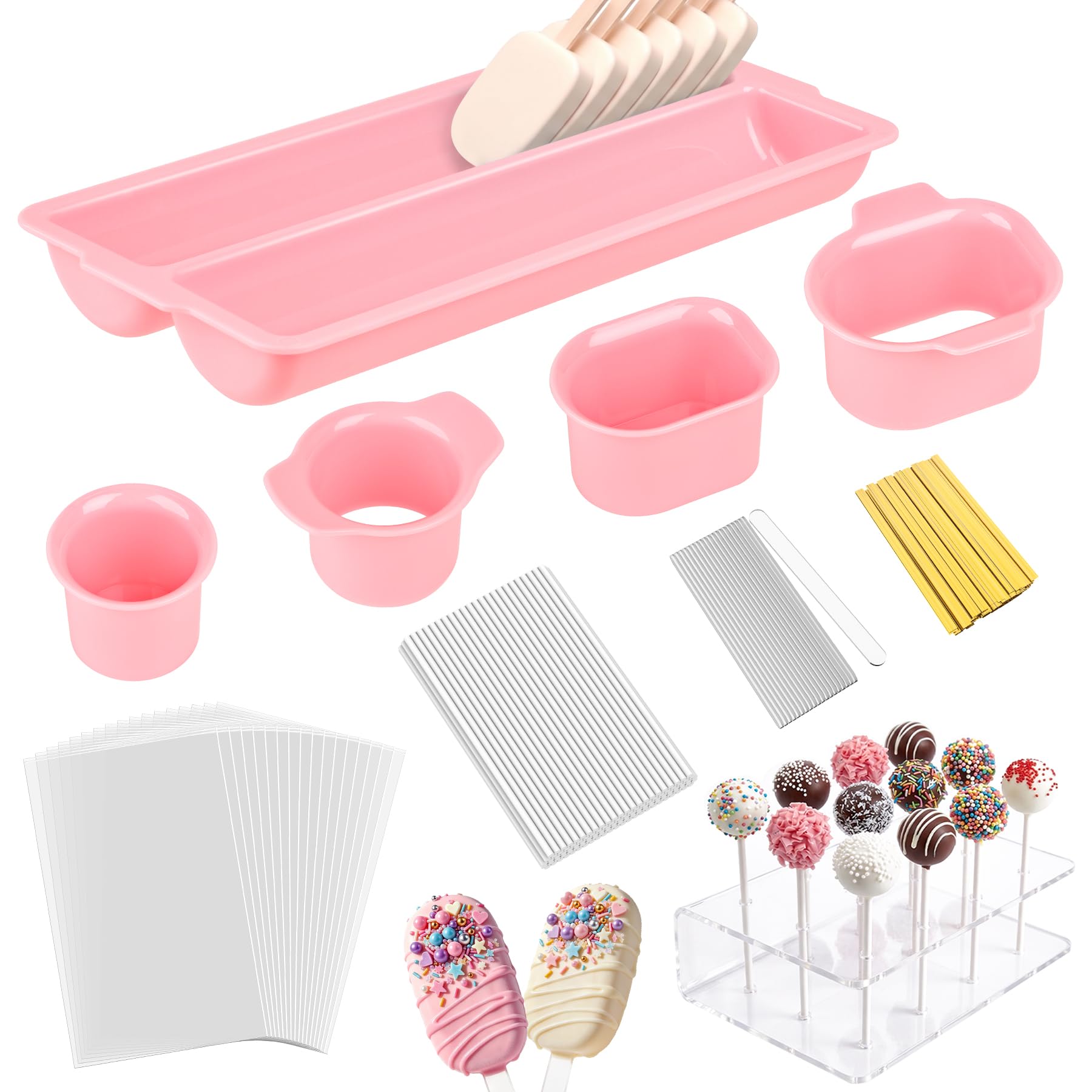 Cake Pop Mold Set - Make 100 Treats! -8 Cake Pop Mold Set - Make 100 Treats! -8