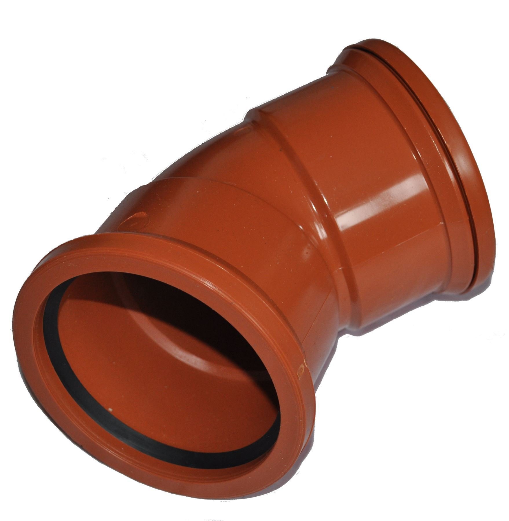 Underground Pipe Double Socket 30 Degree Bend - Pack of 2