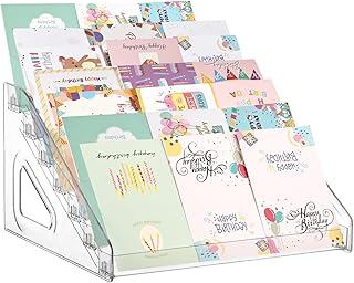 7-Tier Acrylic Greeting Card Display Stand
