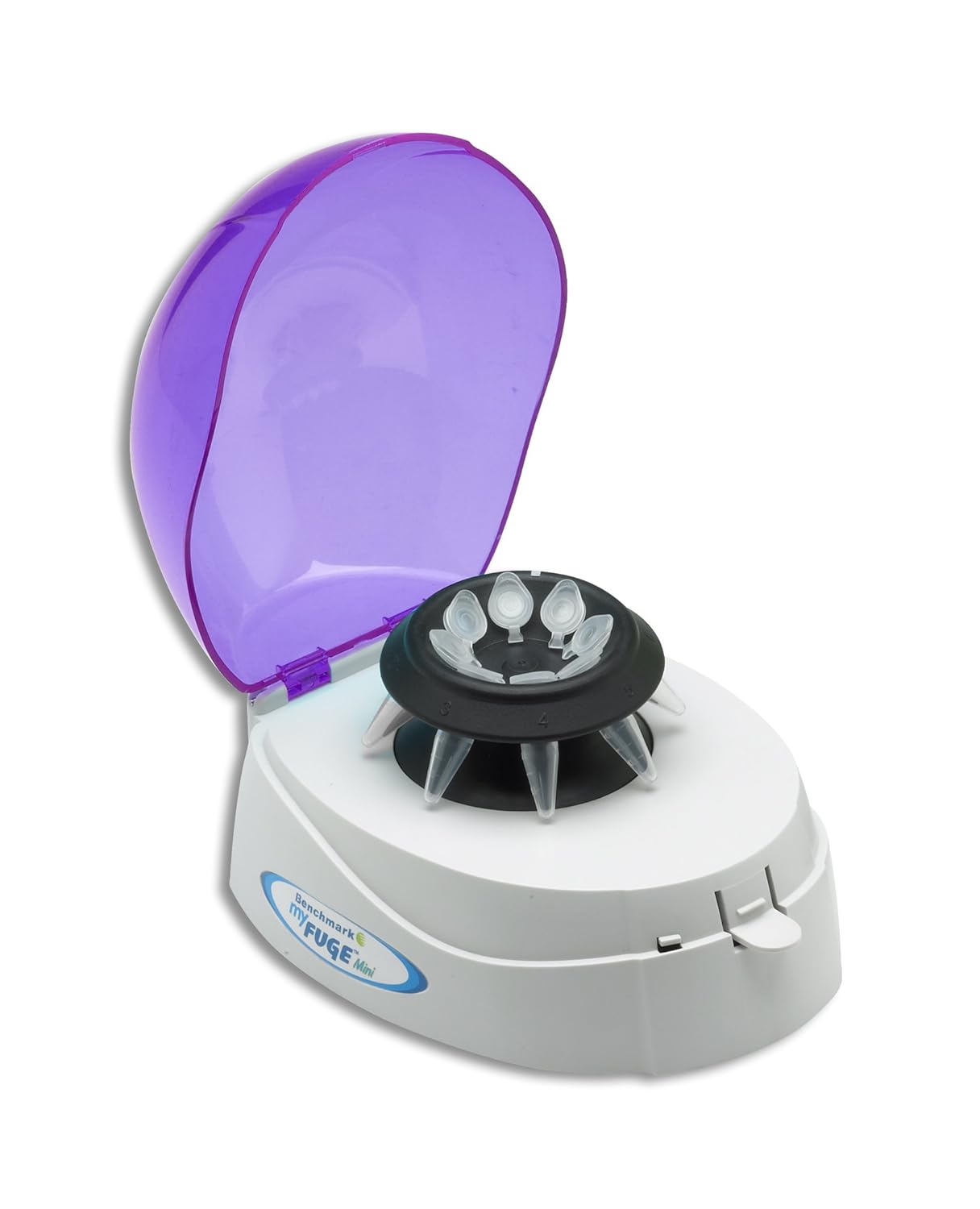 Benchmark Scientific C1008-P MyFuge Mini Centrifuge with Purple Lid and 2 Rotors, 100-240V, US Plug