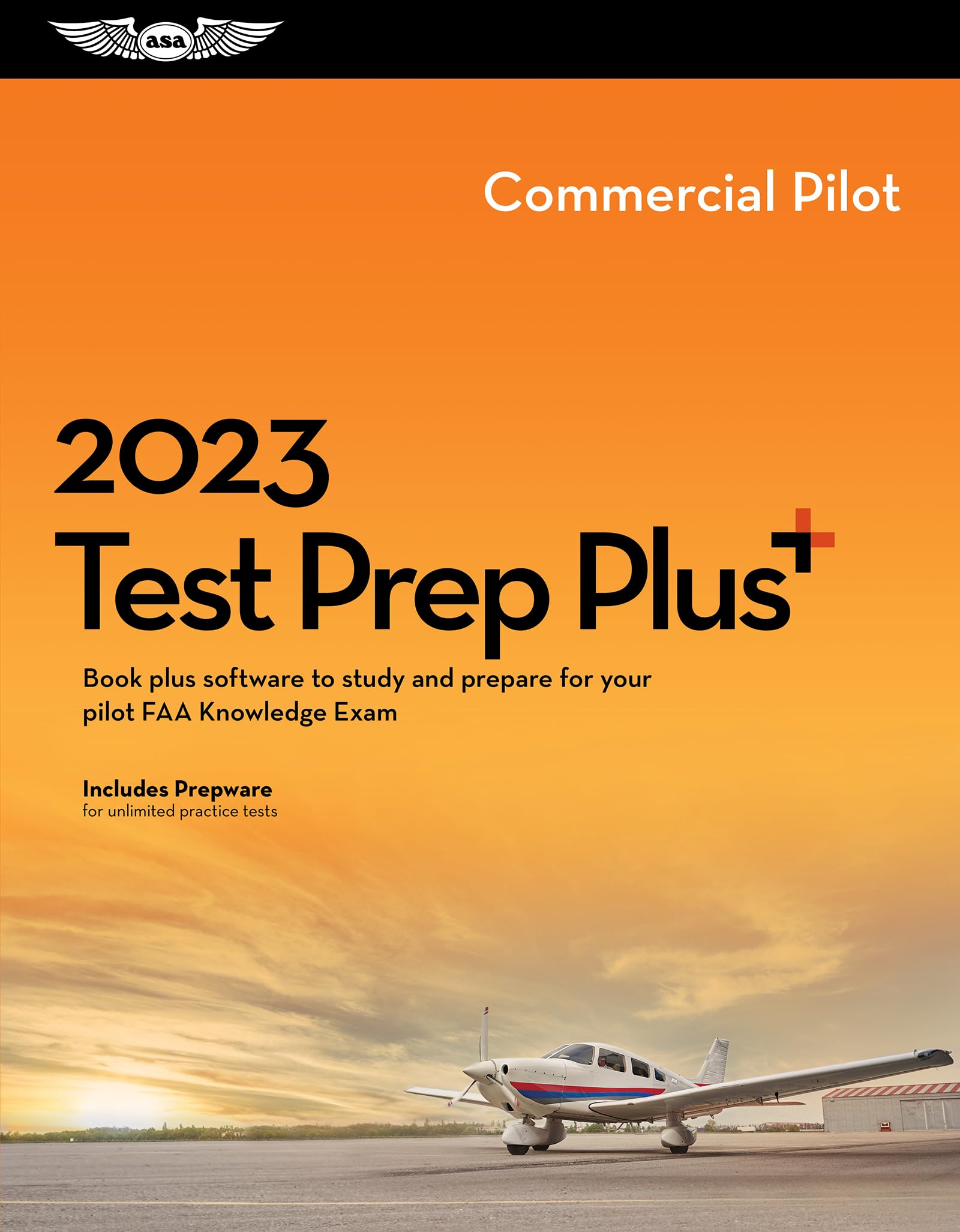 2023 Commercial Pilot Test Prep Plus: Book plus software to study and ...