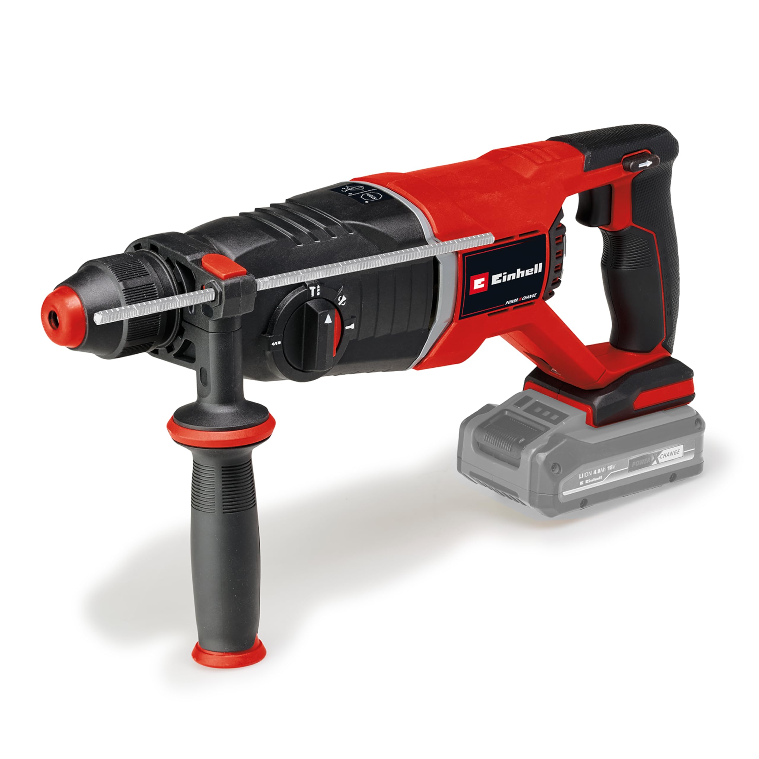 Einhell Professional tassellatore a batteria TP-HD 18/26 Li BL-Solo Power X-Change (18 V, Brushless, 2,6 J, SDS-plus, percussione pneumatica, maniglia a D, valigetta, batteria esclusa)