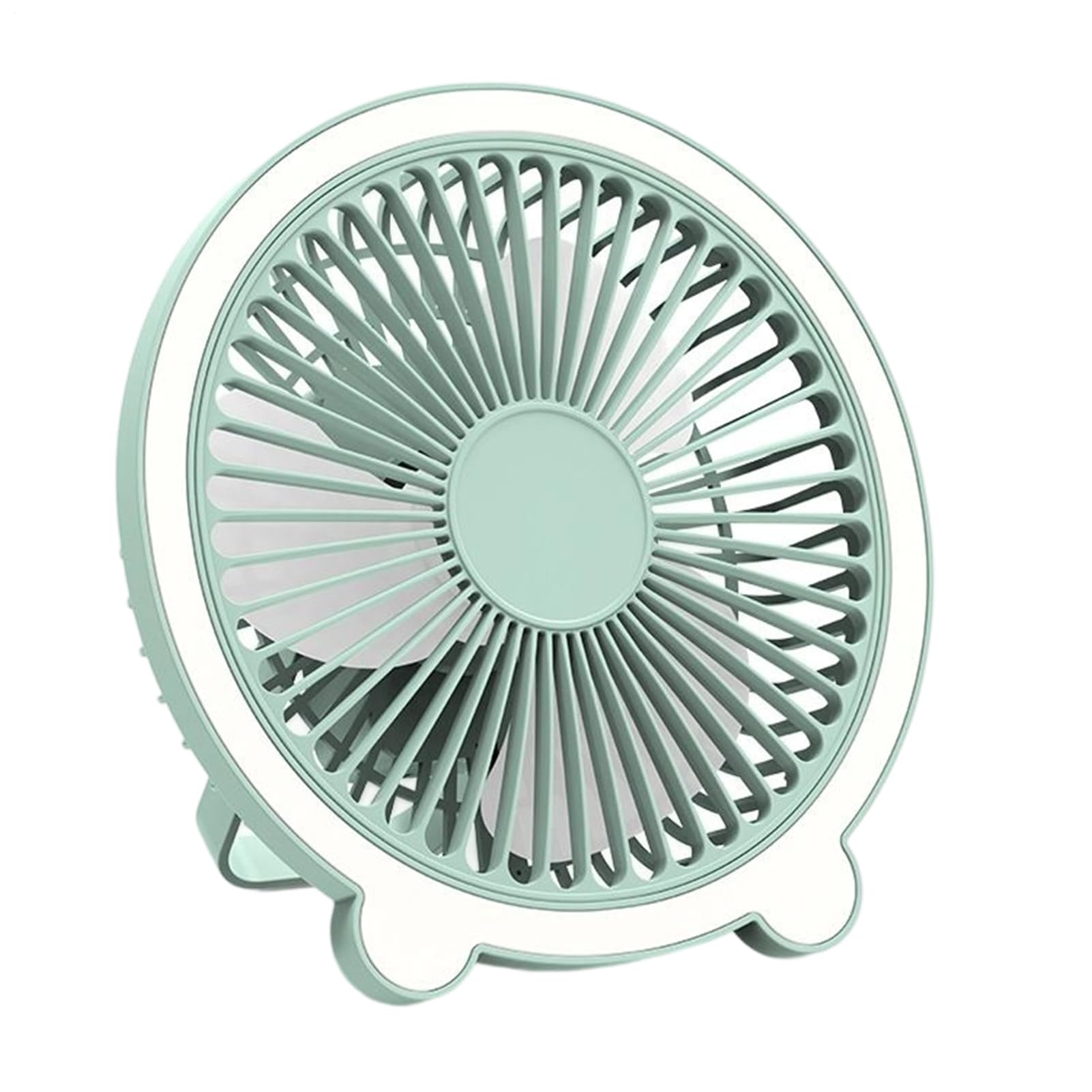Ventilateur de table portable silencieux avec veilleuse et support mural USB