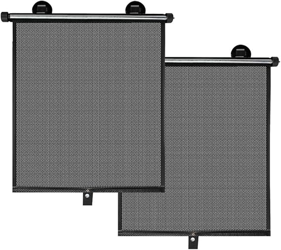 Auto Car Sun Shade with 2Pcs Roller Sun Shade for Car