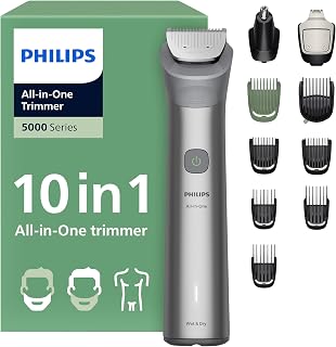 Philips Mg5921-15 All-in-one Trimmer 5000 Series Gris Claro - Recortador 10 En 1