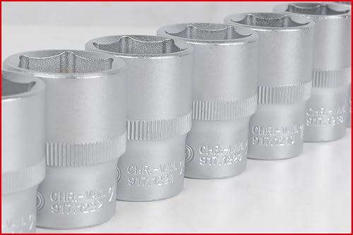 KS Tools 917.0779, 179-piece Socket Set - 1/4 Inch / 6.35 mm + 3/8 Inch / 9.5 mm + 1/2 Inch / 12.7 mm - 13