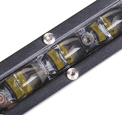Miniatura 2 de Barra de luz LED ultra fina de una sola fila, 26 pulgadas, 120 W, barra de luz LED, haz de luz todo terreno, luz antiniebla de conducción para