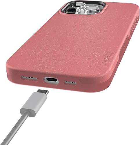 Vista 477 de Casely Funda para iPhone 15 Pro Jardín Secreto Flores mixtas Funda atrevida Compatible con MagSafe y botón de acción Jardín Secreto Floral