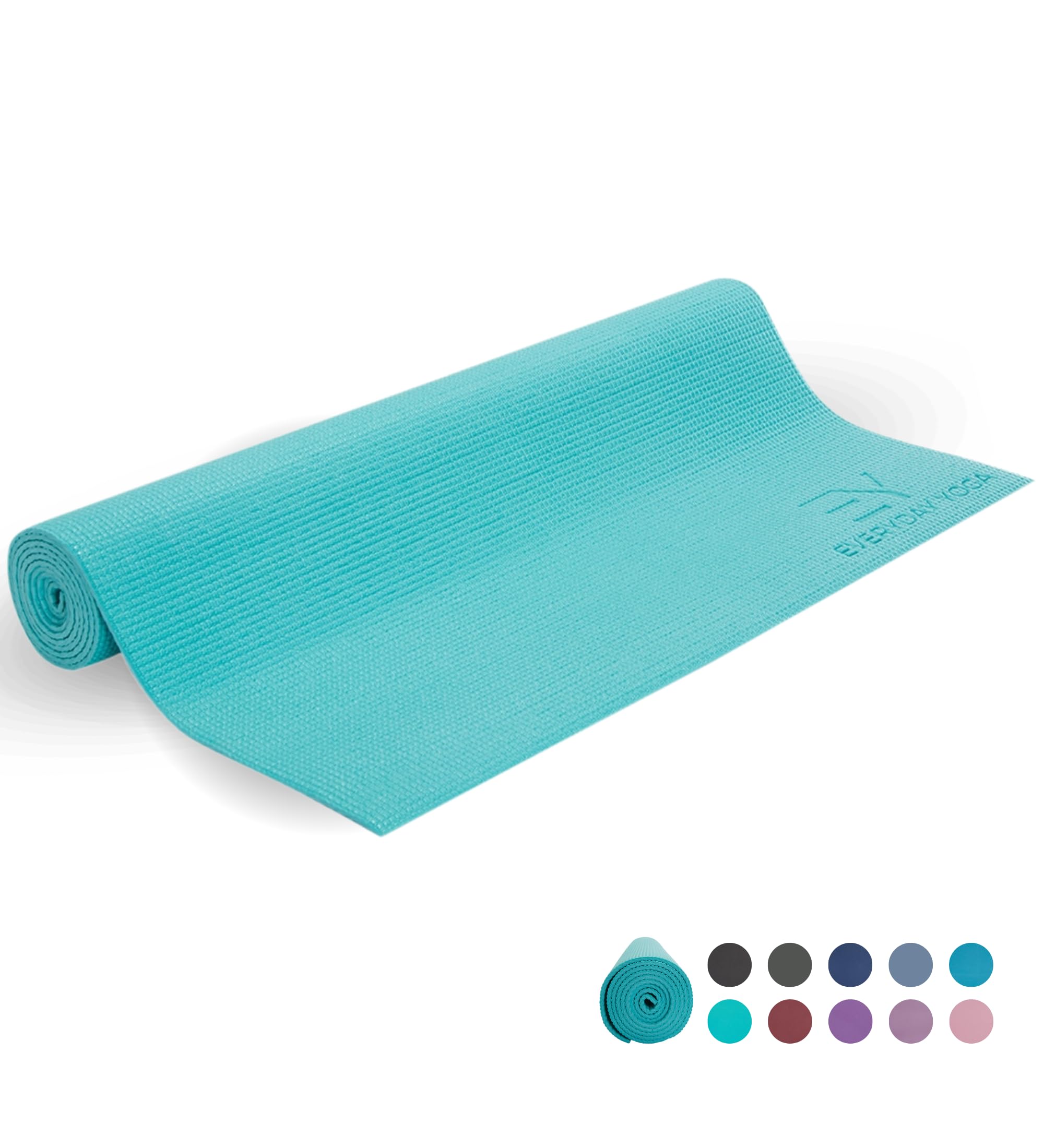 Deluxe Mat - Non Slip, Eco Friendly, Anti-Tear, 3-5mm Thickness for Yoga, Pilates & Floor Workouts