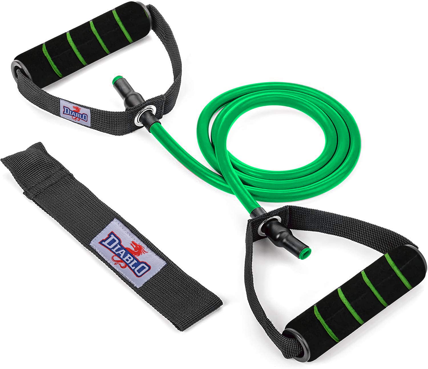 DIABLO Toning Resistance Tube Heavy Quality Exercise Band for Stretching, Full Body Workout, Home Gym and Toning for Men and Women (Medium) (B09YTZ1N81) Amazon Price History, Amazon Price Tracker