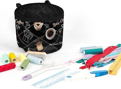 Miniatura 124 de Estera de máquina de coser con flores brillantes y florales bohemias, reduce la vibración, antideslizante, organizador duradero