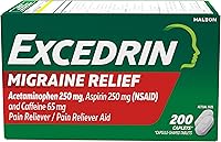 Vista 1 de Excedrin Comprimidos para aliviar la migraña para aliviar los síntomas de la migraña - 200