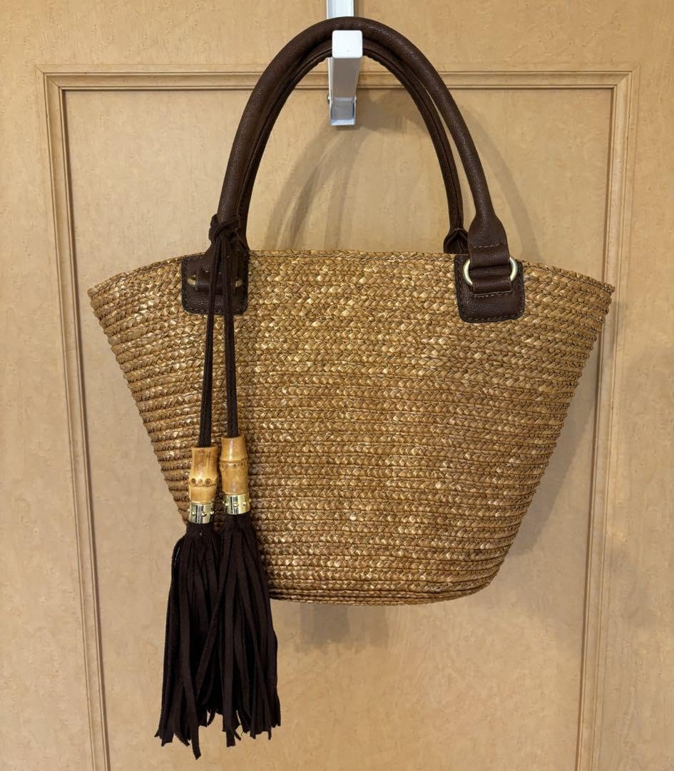 【美品❣️】イアパピヨネ　カゴバッグ　黒 ear PAPILLONNER（イアパピヨネ）の「【SUM1 STYLE(スミスタイル