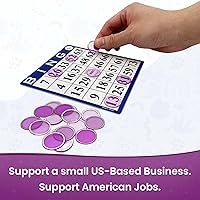 Vista 8 de MR CHIPS Varita magnética fabricada en Estados Unidos con 100 bingo Plus Extra Purple