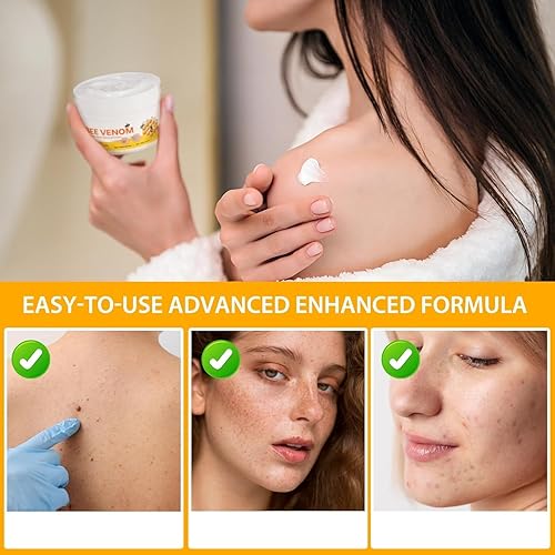 Miniatura 6 de Bee Venom Skin Cream 3.52 oz, crema de veneno de abeja, piel natural para todo el cuerpo, suave y eficaz