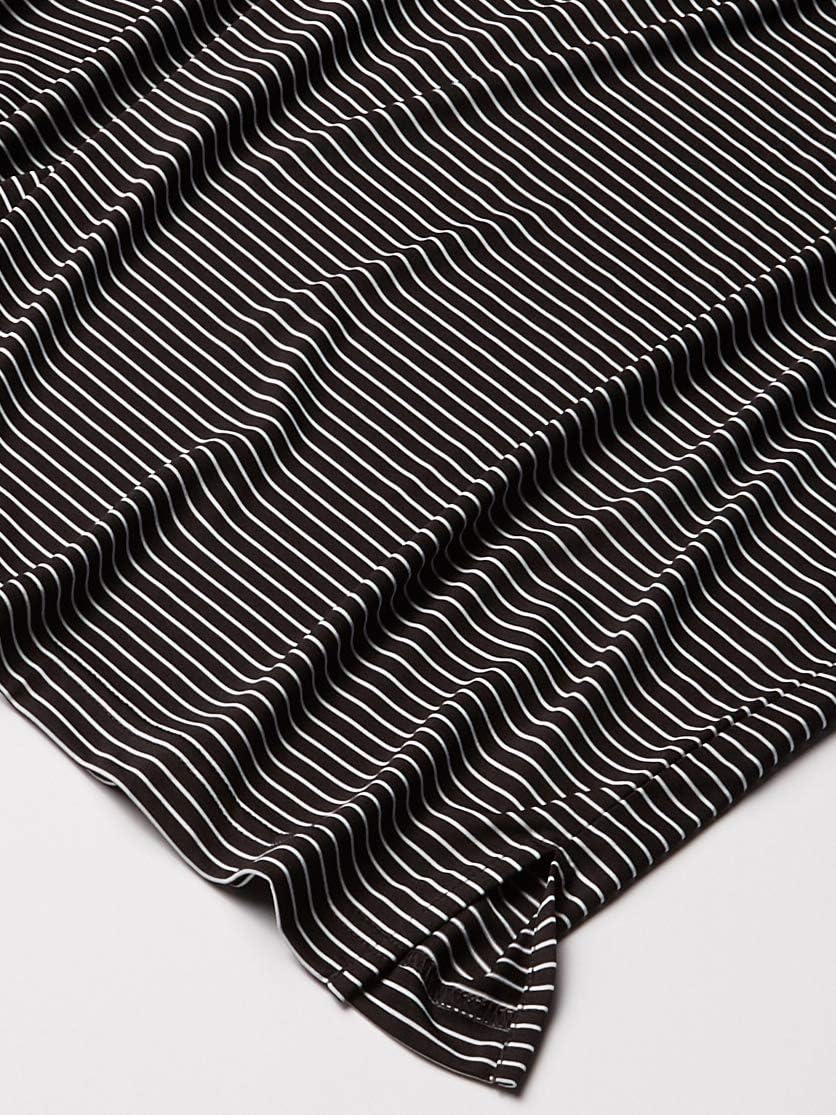 PGA TOUR Men's Short Sleeve Feeder Stripe Golf Polo Shirt: Sports & Outdoors