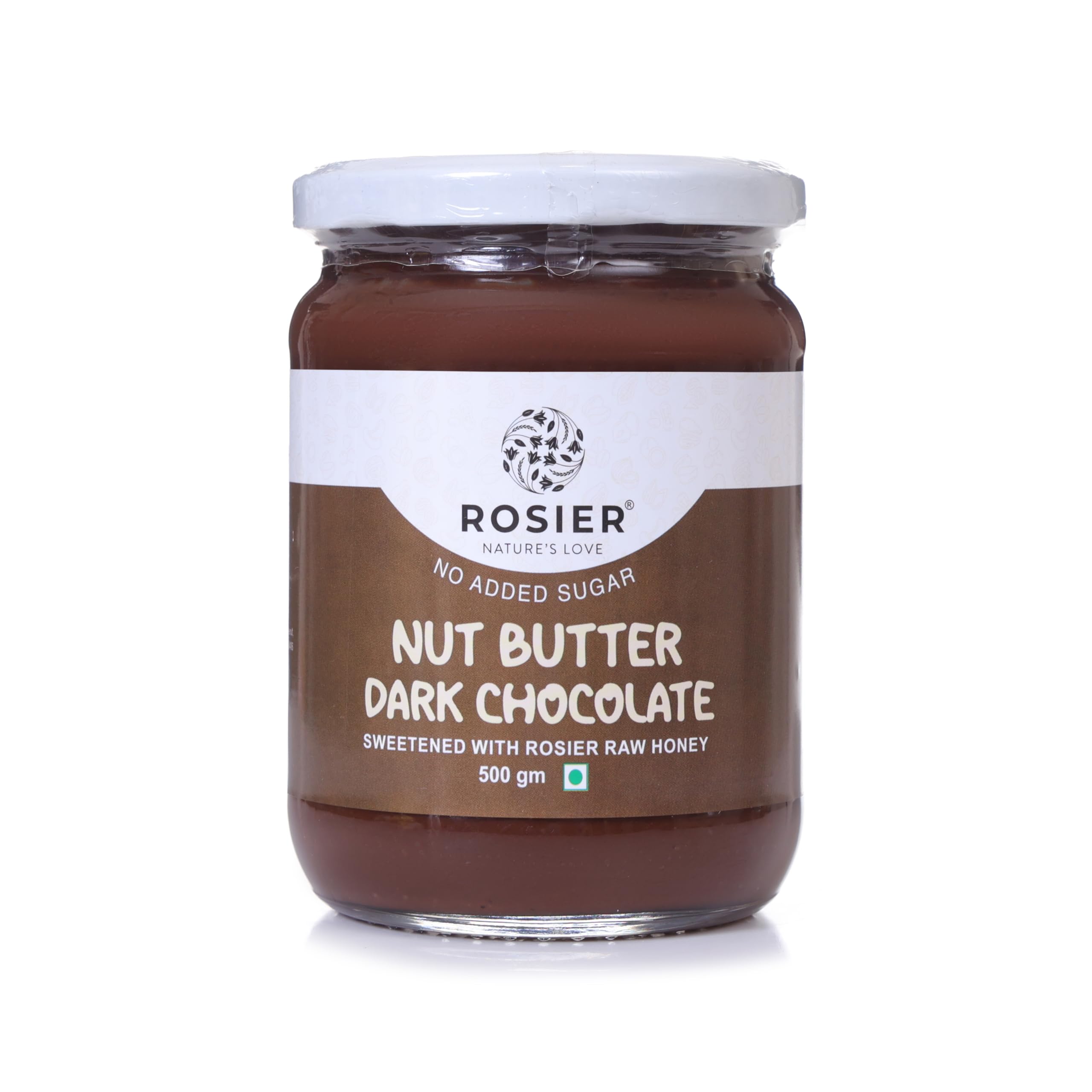 Rosier Foods Dark Chocolate Nut Butter | 500 g | Crunchy | No Added Sugar | High Protein Premium Cashew, Almonds and Peanut Butter (B0D2Y4YVWQ) Amazon Price History, Amazon Price Tracker