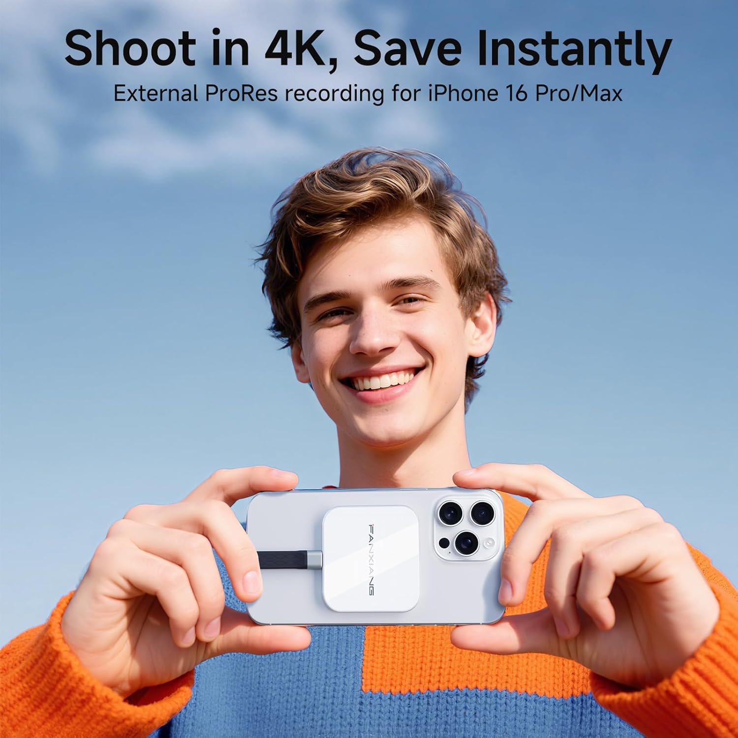 2TB Magnetic External SSD,2000MB/s Type-C USB 3.2 Gen 2x2 Portable SSD,Ultra-Slim External Hard Drive,4K ProRes Recording & Store,External Solid State Drive for iPhone15/16/17/Android/PC/Mac -PS2005 - Image 6