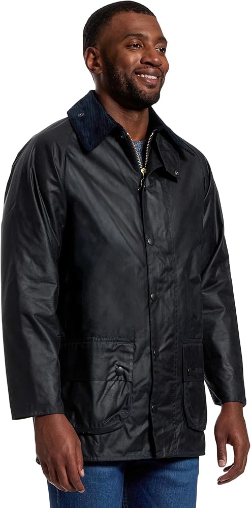 Barbour Beaufort Wax Jacket - Navy MWX0017NY91 (A196) : Amazon.co