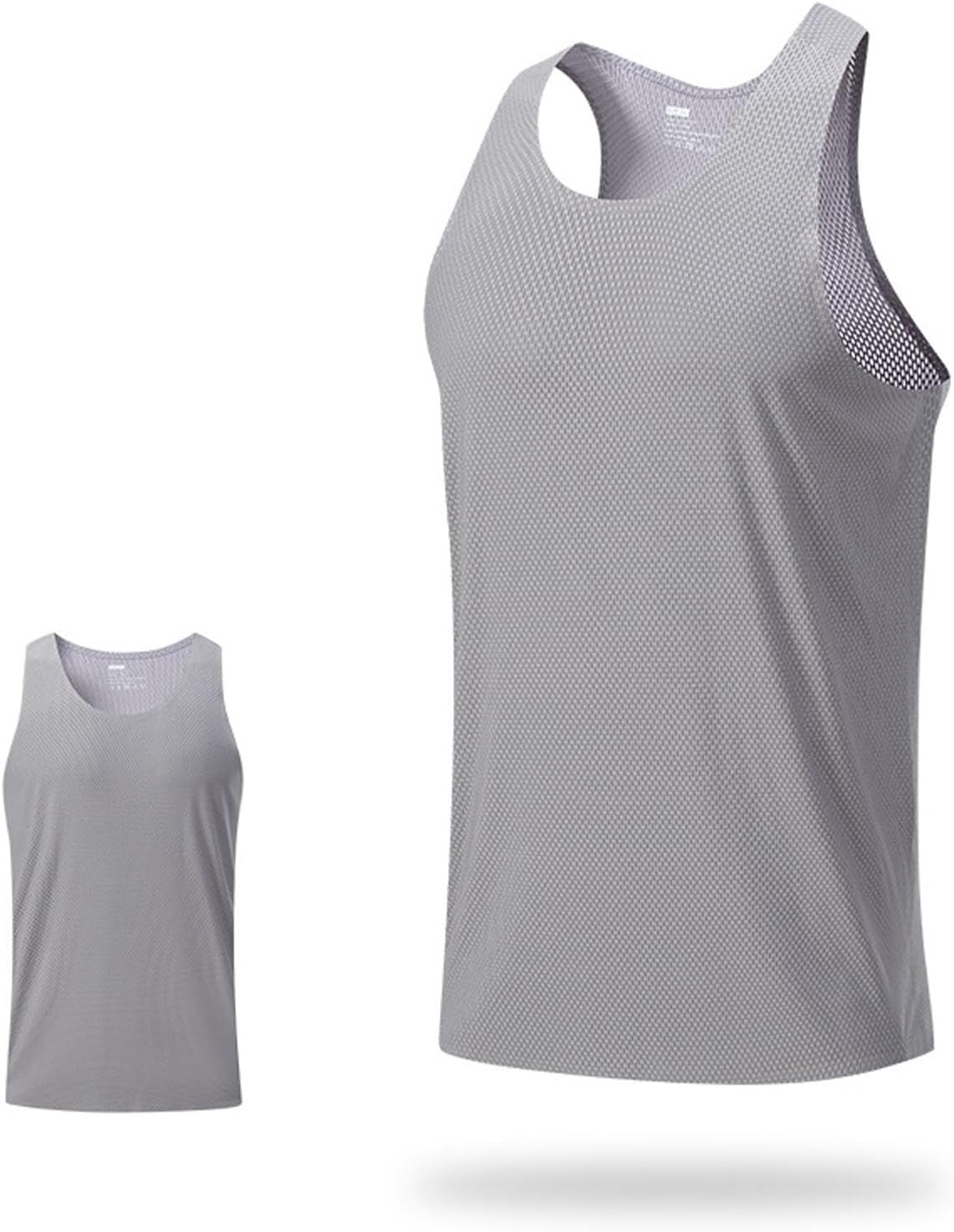 Men's Tank Tops for Summer Sports Fitness Breathable Loose Sleeveless T-Shirt Vest Ideal for Basketball Training