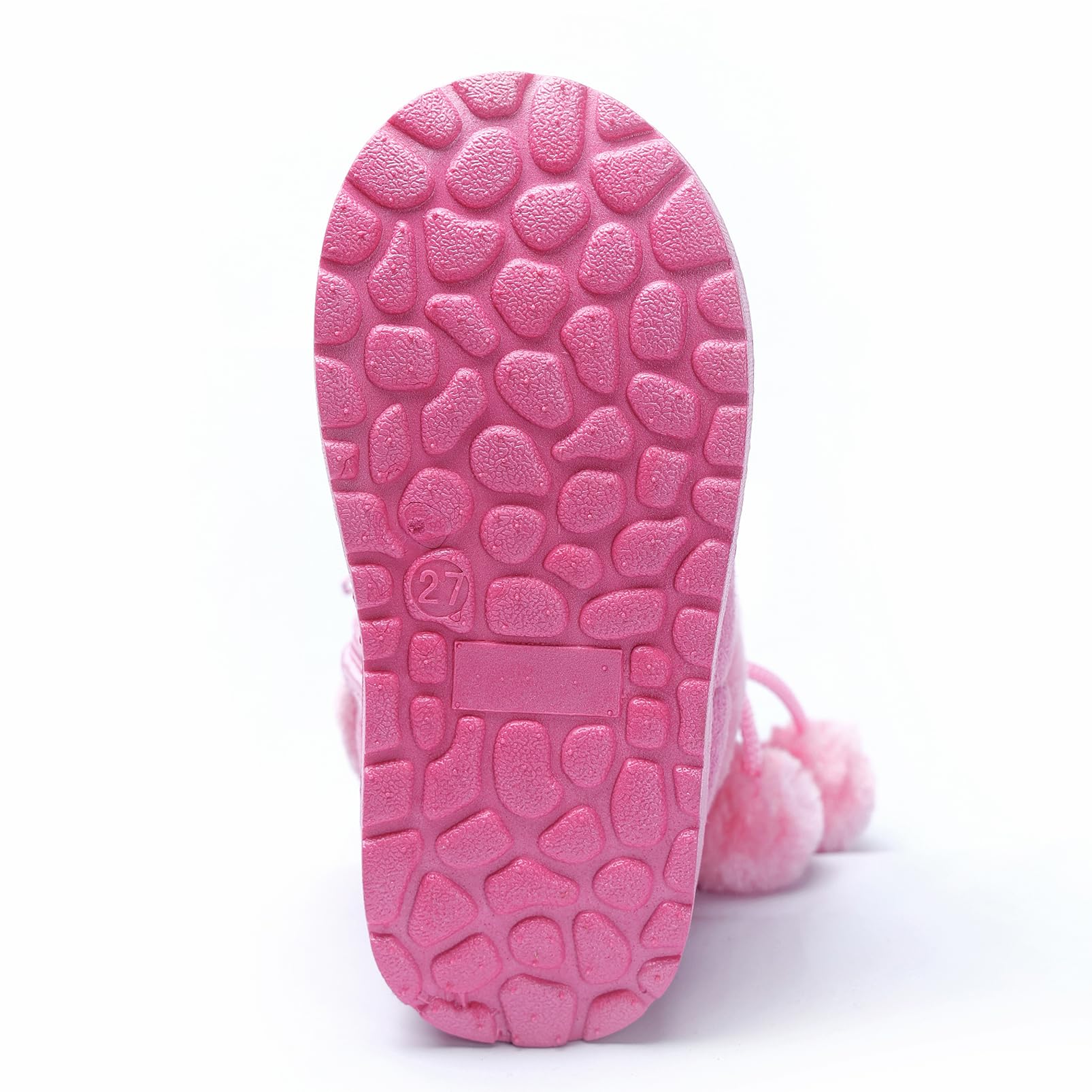 Yeeteepot Bambine e Ragazze Carino Stivali da Neve Calda Foderati Stivaletti Inverno Morbide Piatto Stivali Bambini Pelliccia Antiscivolo Boots