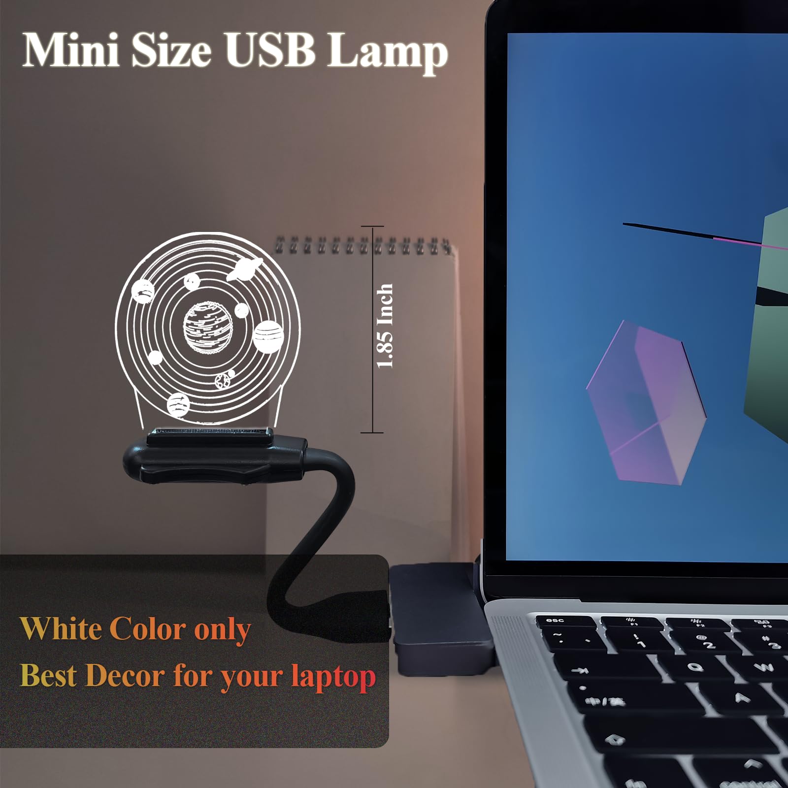 Shop-UP! Lampada Sistema Solare Colorato 3D Sfera Di Cristallo