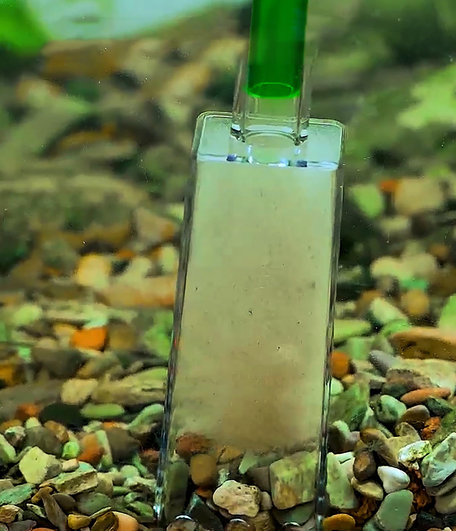 Limpiador De Grava De Acuario, Manguera De Sifón Manual, Kit Limpiador De Arena De Pecera con Botón De Presión De Aire, Uso para Limpieza De Grava y Arena De Pecera