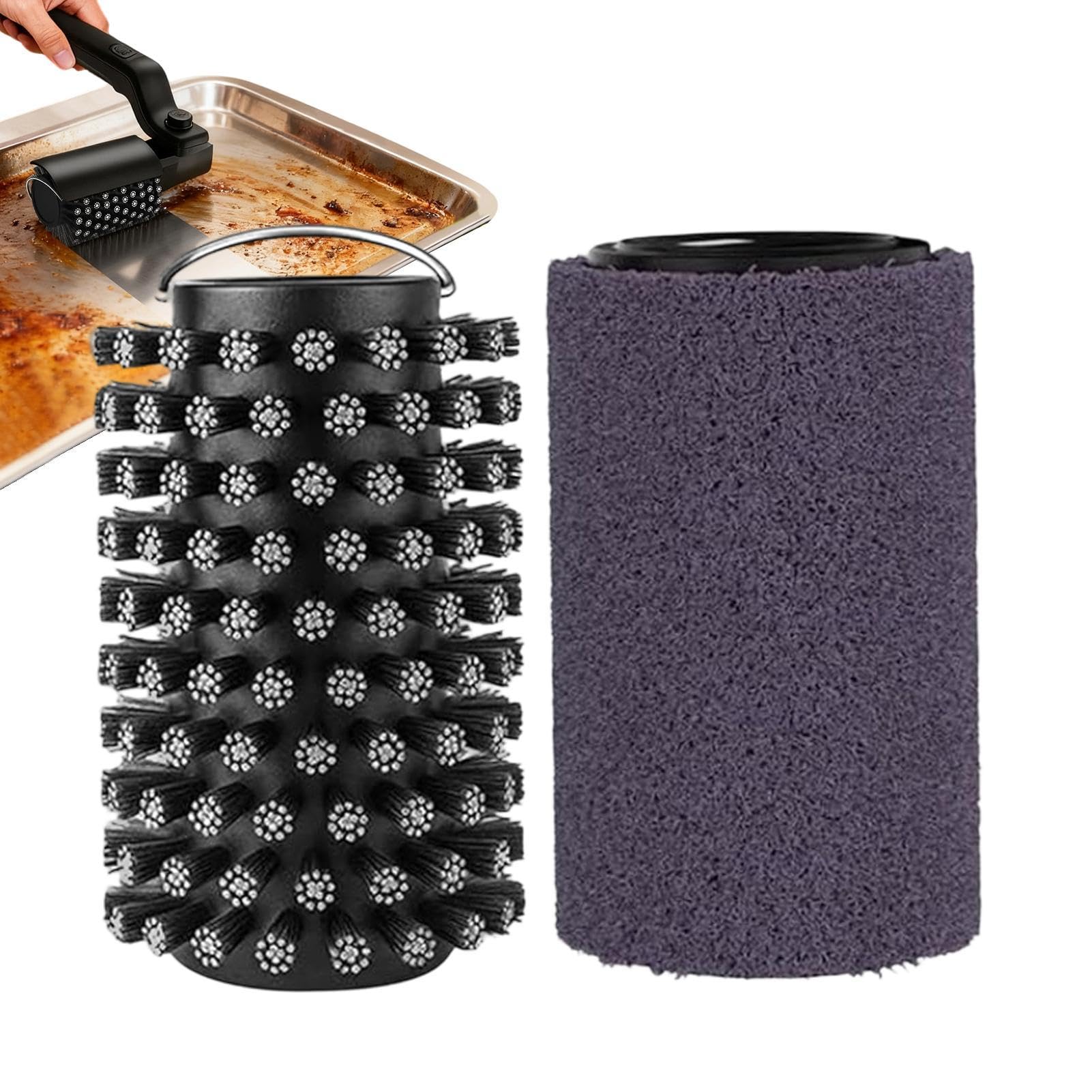 Tête de rechange brosse grill pour barbecue extérieur et pique-nique