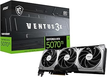 msi Gaming RTX 5070 Ti 16G Ventus 3X OC Graphics