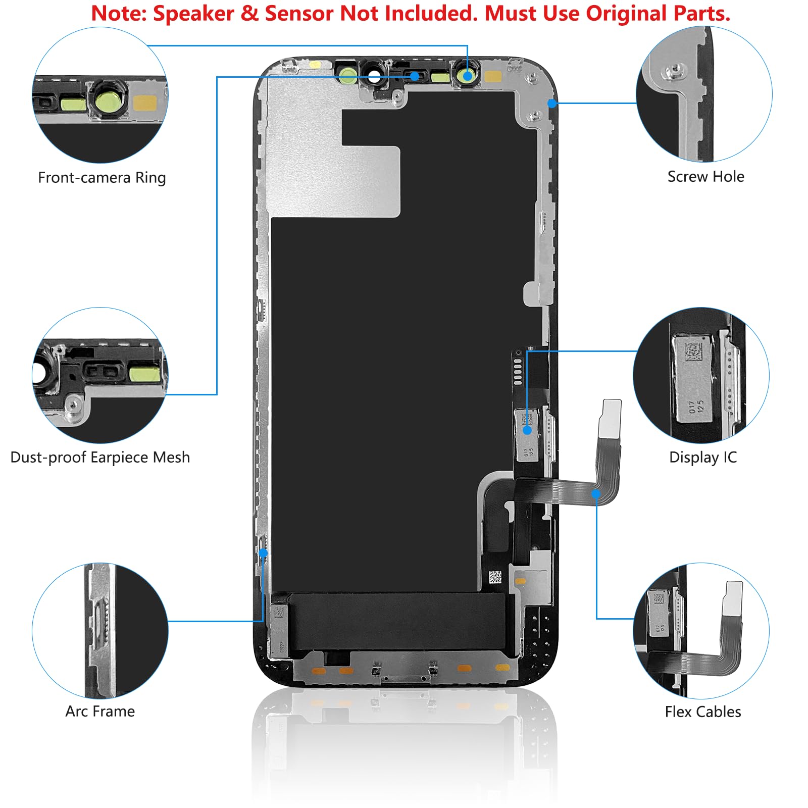 iPhone - taka Amazon.com: for iPhone 12/12 Pro Screen Replacement 6.1
