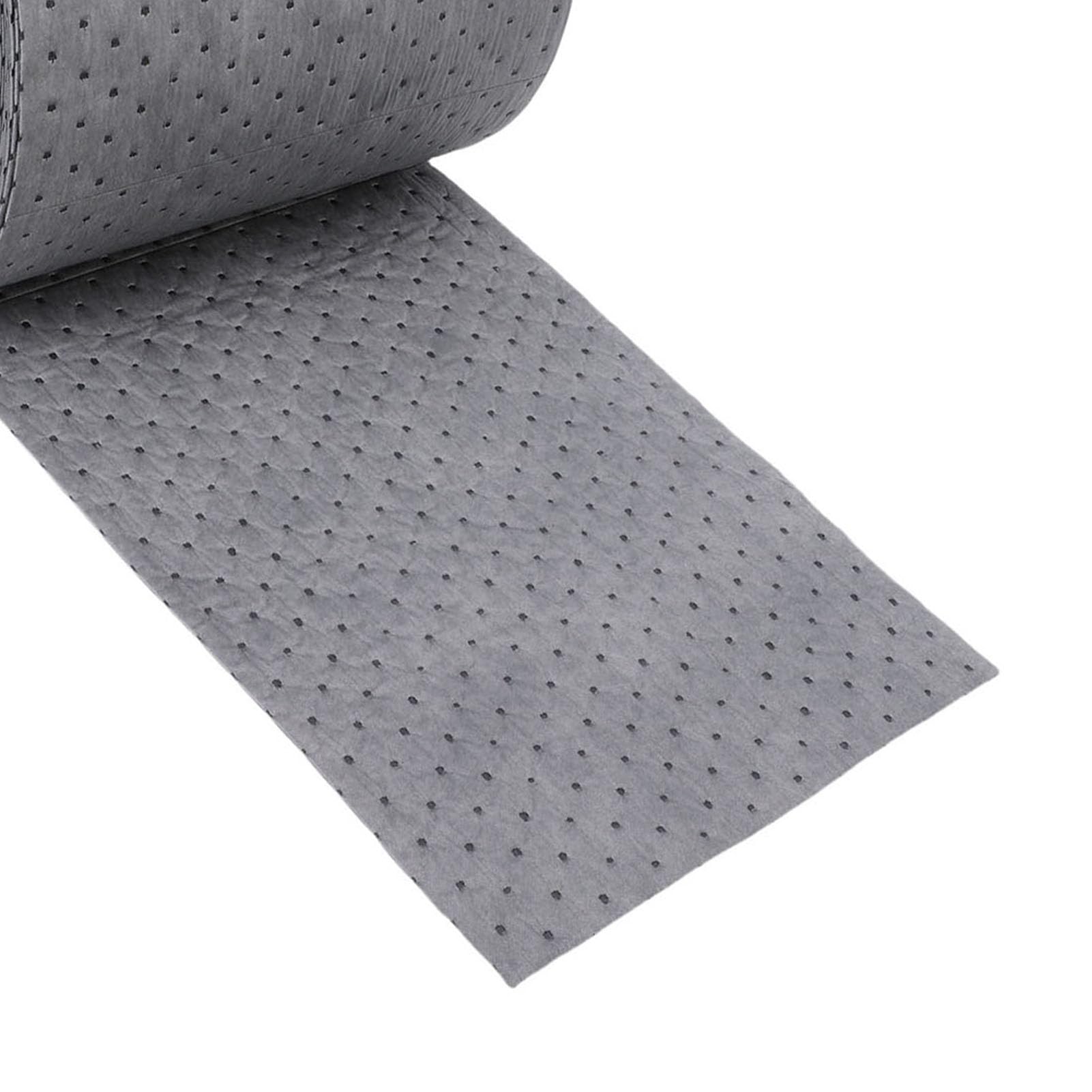 Rollo de Tapete Absorbente de Aceite, Almohadillas de Polipropileno Pesado para Derrames de Solventes de Agua y Aceite en Garajes y Sótanos, Absorbe 1,75 Galones