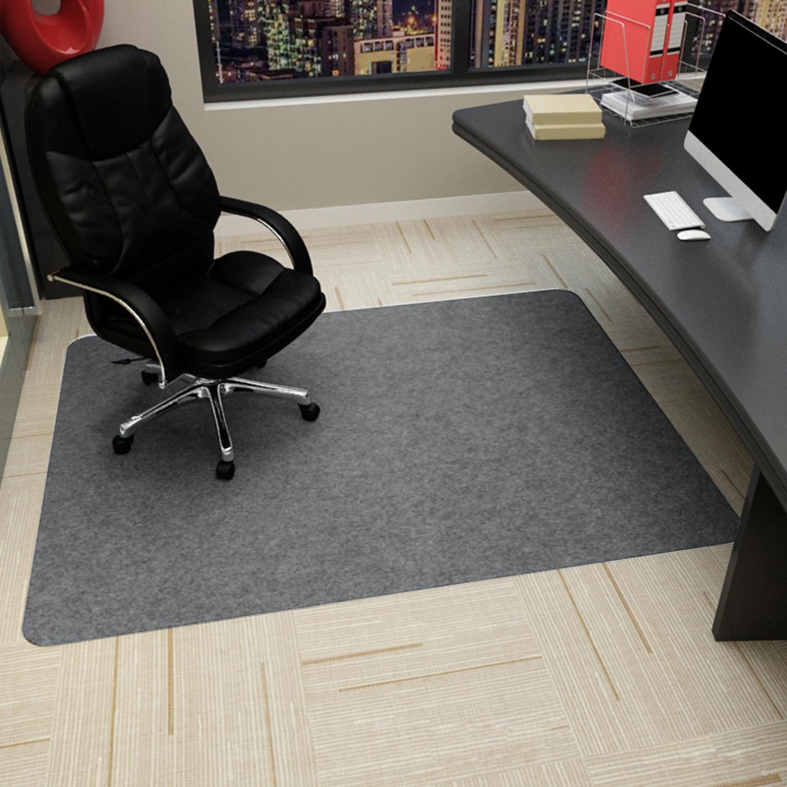 Sharewin - Tappetino per sedia e per pavimenti duri, 91,44 x 119,38 cm, resistente, protettivo, facile da pulire