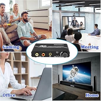 HDMI 2.0 Audio Extractor - 4K HDMI to Optical & 3.5mm AUX Stereo RCA L/R Audio Converter with Volume Control & HDCP 2.2 Support