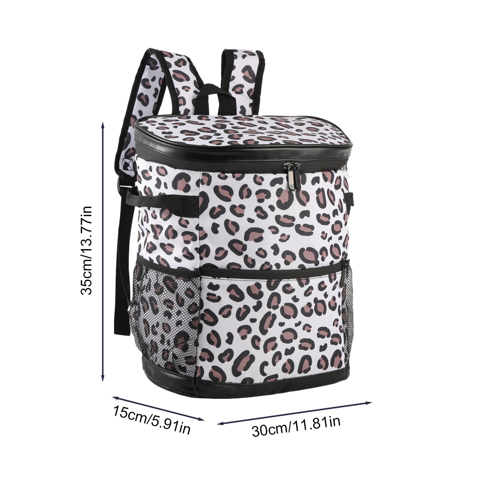 Zaino termico, borsa termica impermeabile per spiaggia, campeggio, pesca, lavoro, golf, picnic, resistente, in tessuto Oxford, ideale per viaggi e costruzioni