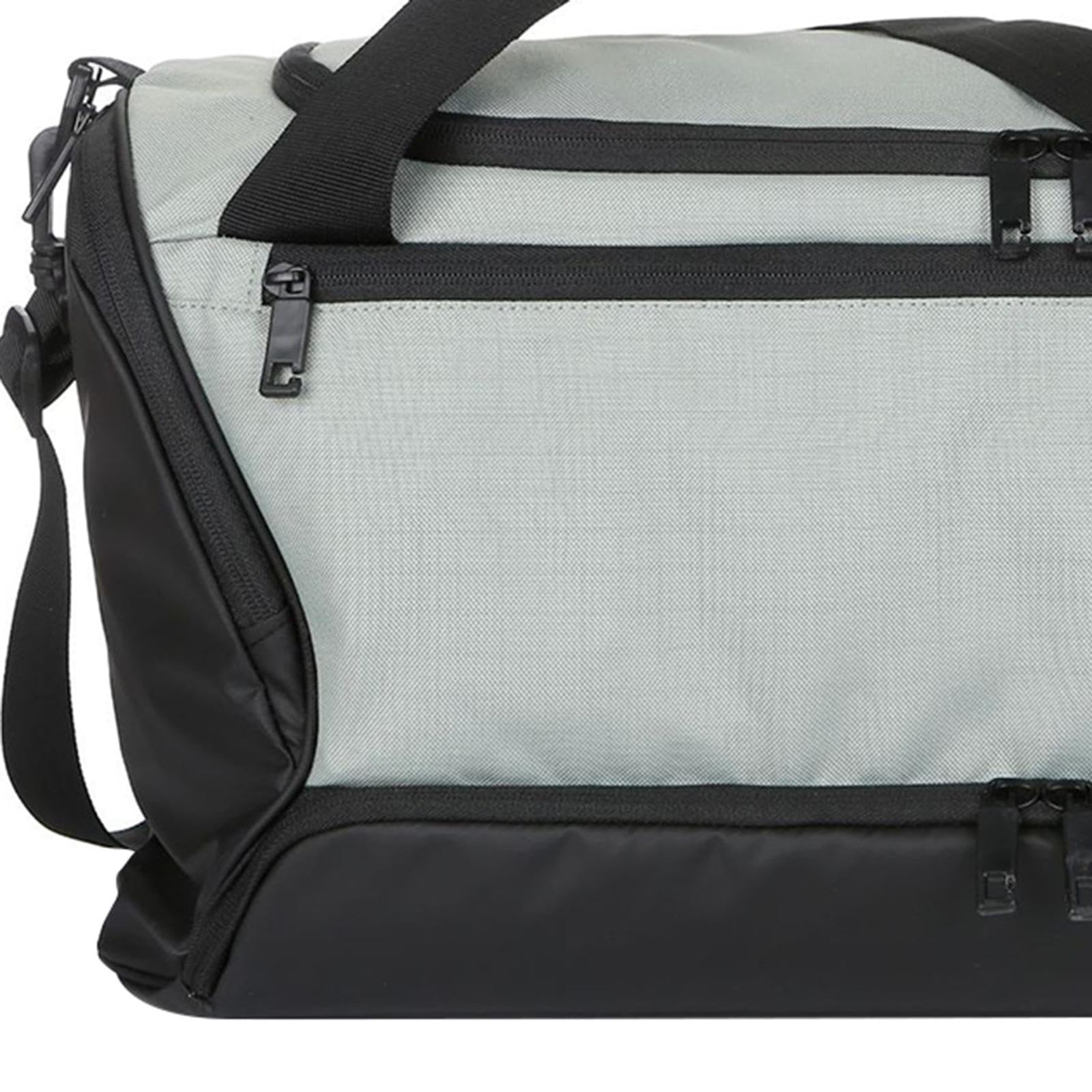 Bolsa Deportiva, Bolsa de Gimnasio, Bandolera, Bolsa de Lona con Compartimentos Funcionales Y, Poliéster Oxford Impermeable, Apta para El, Negro, unico