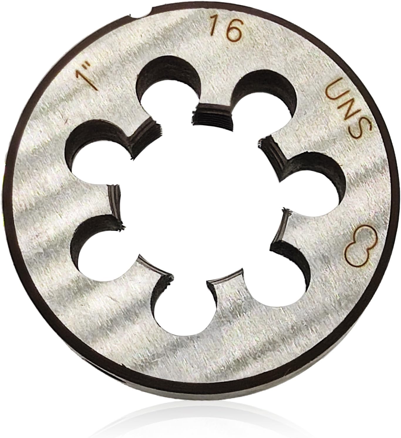 1-3/8"-24 Die, 1 3/8"-24 Round Threading Die, Right Hand, UNS, Nominal Diameter 1 3/8", TPI Thread Per Inch 24 Fin Thread, Tolerance Grade 2B, High Speed Steel HSS