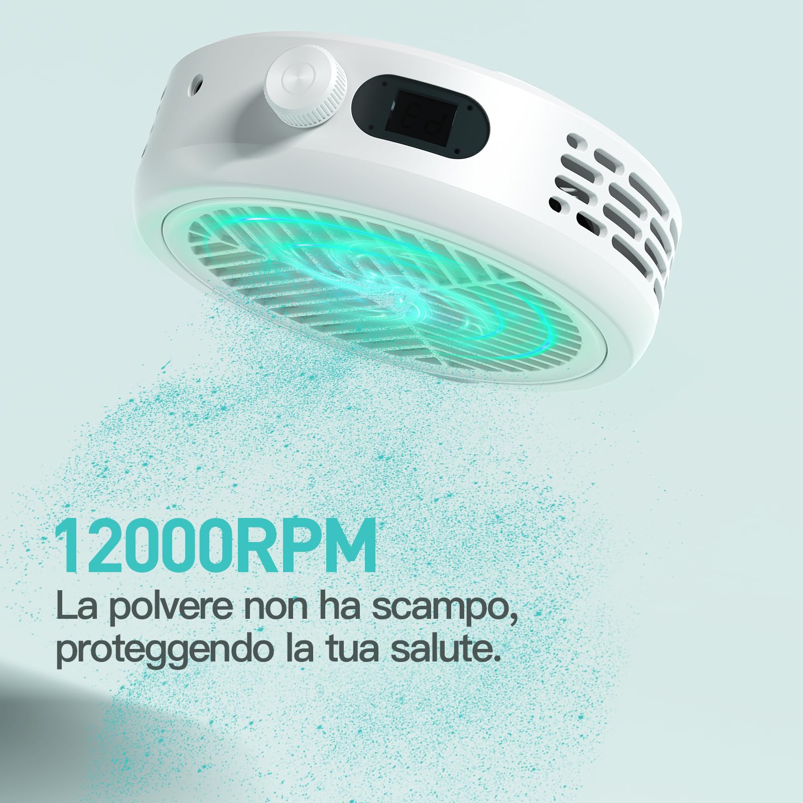 Aspiratore Unghie Professionale 120W, 3 Velocità Regolabili, Display LED, 12000 RPM, Potente Aspiratore, Nail Dust Collector, Adatto Ai Saloni Per Unghie e Alle Abitazioni Aspiratore Per Unghie