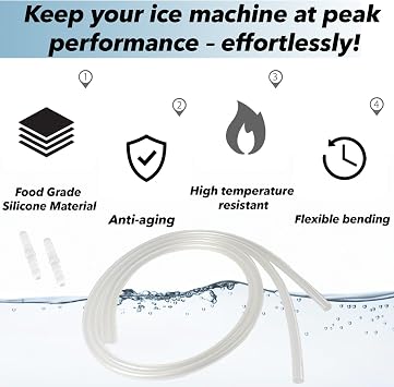 2-Pack Drain Hose Extension Compatible with Nugget & Opal Ice Maker