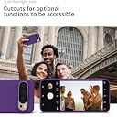 YATWIN Silicone Back Case for Google Pixel 9/9 Pro, Soft-Touch Phone Back Cover for Google Pixel 9/9 Pro - Purple gallery image