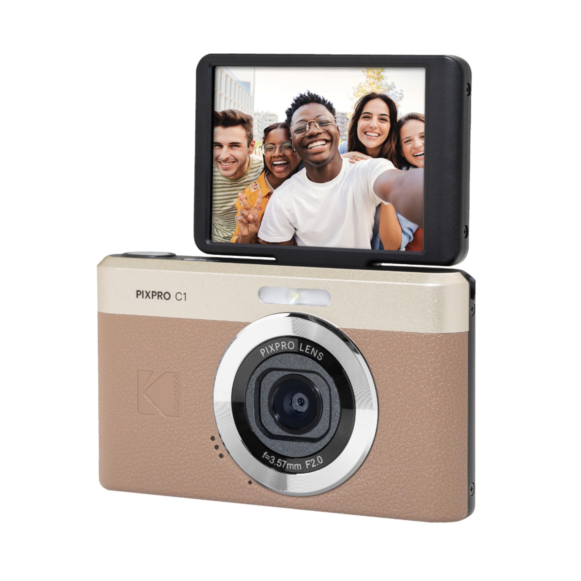 Amazon.com : KODAK PIXPRO C1 13MP, 1080p Digital Camera (Brown