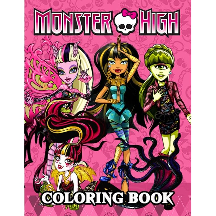 Buy Monster High Coloring Book: Special Bunch Of Monster High With Good ...