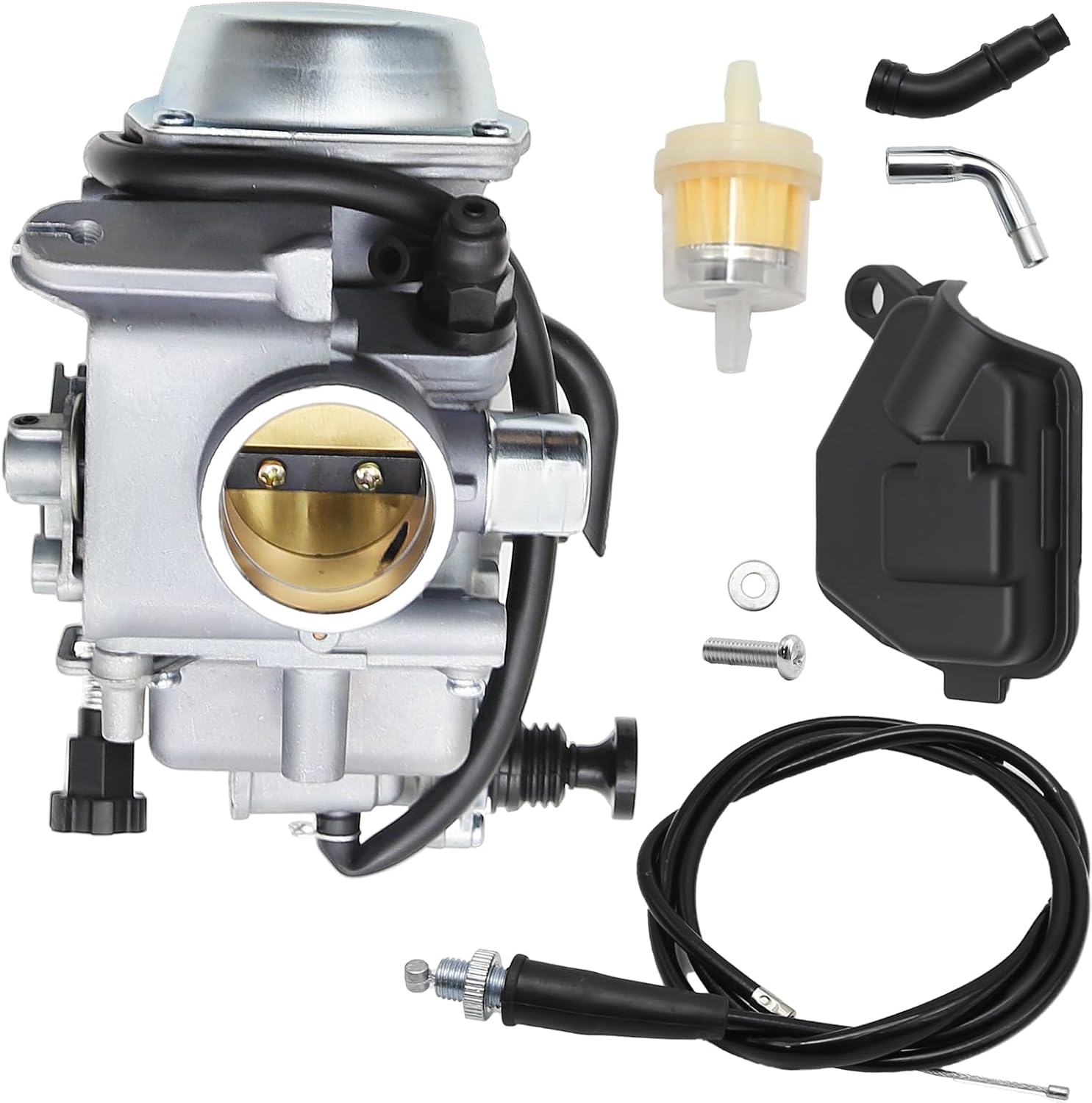 Anxingo Fourtrax 300 Carburetor Replacement for Honda Fourtrax 300 1988-2000, 350 1986-1987, Foreman 400 1997-2004, Foreman 450 1998-2004, Honda Rancher 350 1987-2000