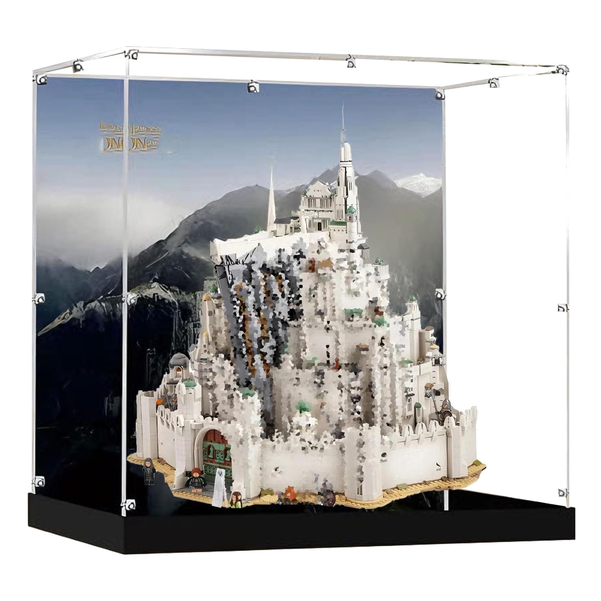 Acrylic Display Case for Le-go 11377 White Tower Castle Model