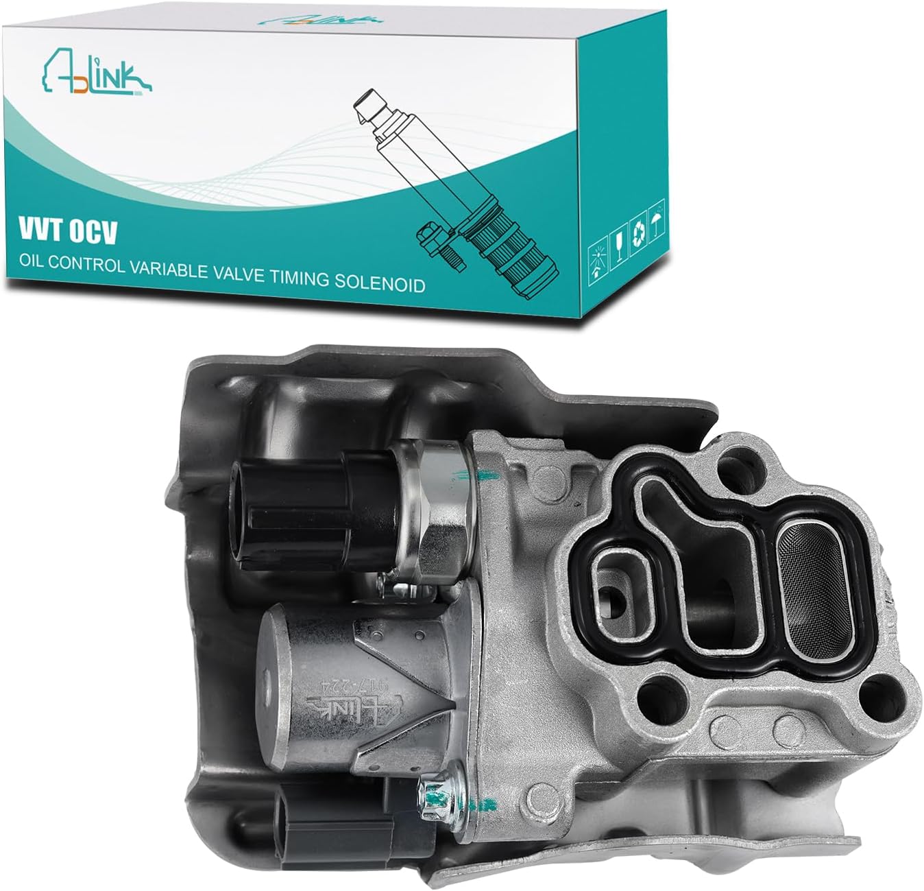 AULINK 917-224 OCV Oil Control Variable Valve (2.0L 2.4L L4) Timing VVT Solenoid For Acura RSX 2002-2006,Honda Civic 2002-2005,Accord 2003-2007,CR-V 2002-2009,Element 2003-2011 15810RAAA03