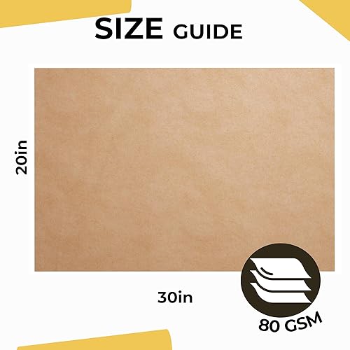Miniatura 10 de Hojas de papel kraft  15 x 20 pulgadas  240 hojas de papel de regalo marrón  Papel de manualidades resistente para envío  Papel de construcción