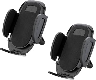 Scosche SUHV-2PKXCES0 2-Pack Select Vent Mount Phone Holder Cradle for Car or Truck - Universal Hands-Free Mount for Car Dashboard Air Vents - Vehicle Cell Phone Holder for iPhone or Android (2 Pack)