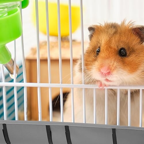 Miniatura 6 de Mixweer 2 piezas de 47.2 x 24.4 pulgadas, forro impermeable para jaula de conejillo de indias, parte inferior de lona lavable, base lavable para