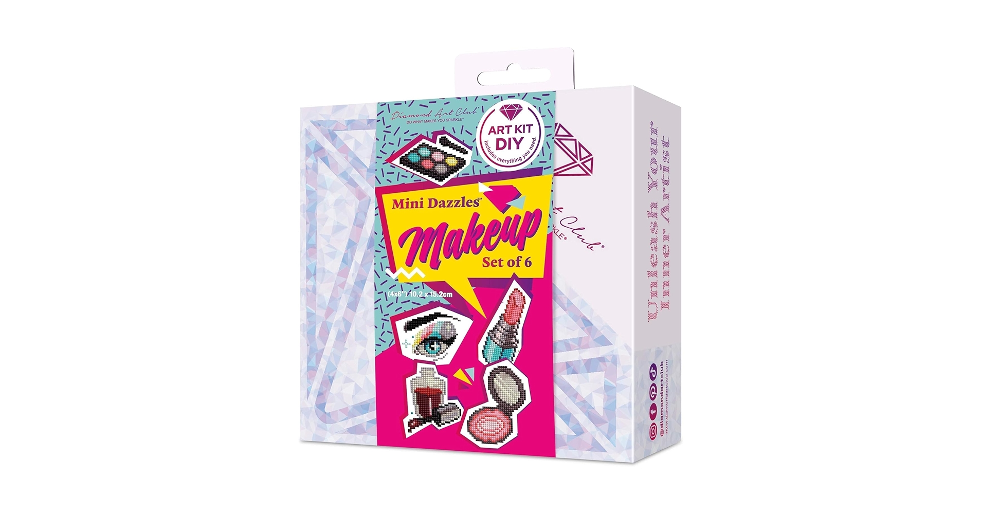 Keilyさん専用 ダイヤモンドアートクラブ　DAC キット　ミニダズルズ Amazon.com: DIAMOND ART CLUB Makeup Mini Dazzles, Fun DIY